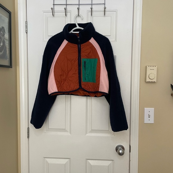 Cropped fleece jacket - Picture 2 of 2